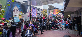 Asamblea Trabajo Social UTEM, Santiago, 2018. Donación Nicolás Seguel.