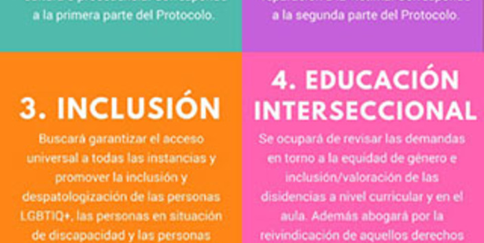 Volante “Revisión de Petitorio” MAFI UC, Santiago, 2018. Donación Red de Historiadoras Feministas- Brandi Townsend.