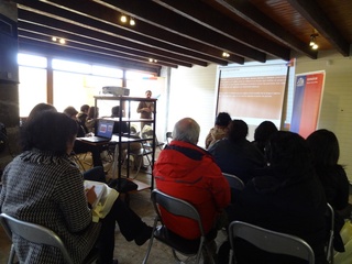 Asistentes al taller de conciencia turística