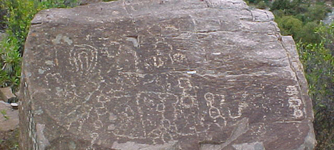 Petroglifo sector Cunlagua bajo