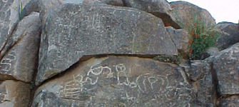 Petroglifo quebrada El Tomé