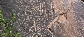 Petroglifo quebrada Batuco