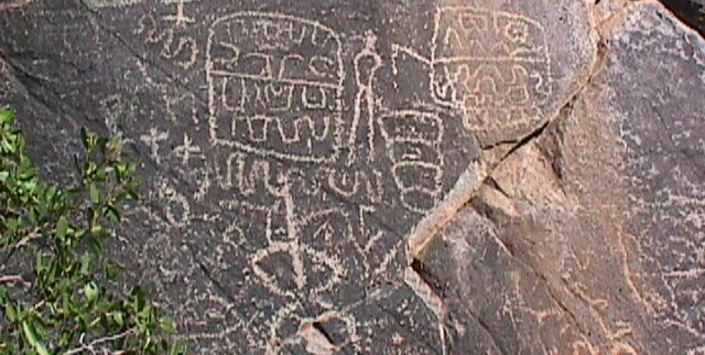 Petroglifo quebrada Batuco