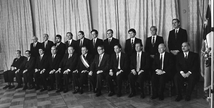 Presidente de la República y gabinete