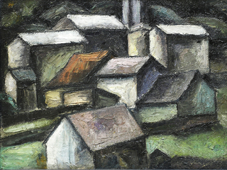 Detalle de Techos de Puerto Montt, de Luis Vargas Rosas