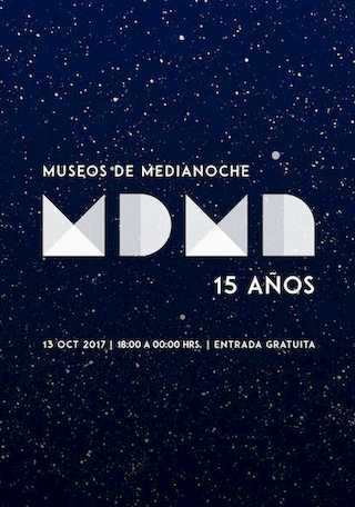 Afiche promocional Museos de Medianoche