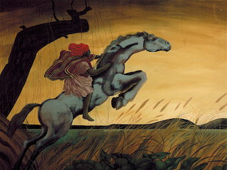 Detalle de obra J. Venturelli: Recuerdo de un recuerdo, 1983 Colección MNBA