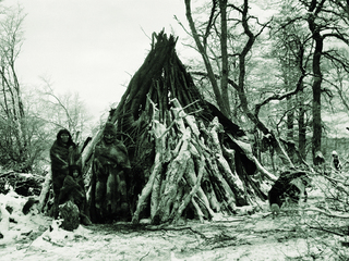 Detalle fotografía de Martín Gusinde, 1923