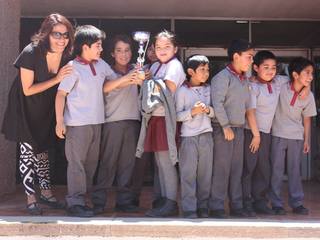 La selección del Colegio Leonardo Da Vinci, ganadores de la jornada.