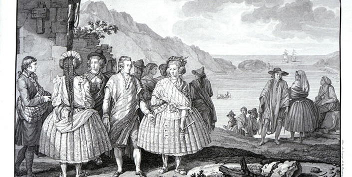 Trajes de los habitantes de Concepción