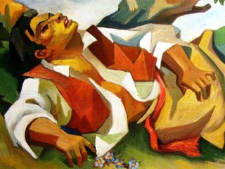 El Descanso de Baco, Colección de Pinturas.