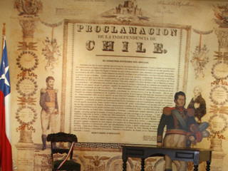Detalle Salón Independencia, Museo O'Higginiano y de Bellas Artes de Talca.