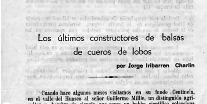  Notas del Museo N° 1,  Junio de 1955