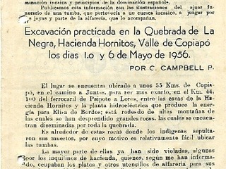 Notas del Museo N° 5, Octubre de 1956