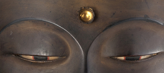 Anónimo. Buda Dainichi Nyorai (detalle). Japón, sin fecha. Colección Museo de Artes Decorativas