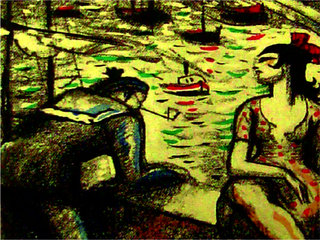 Grabado Picard de Deux