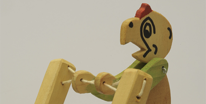 Condorito trapecista (detalle)