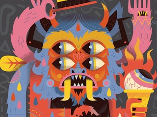 Detalle afiche V Festival CHILEMONOS