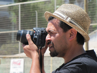 Fotografiando el terreno para el nuevo MRA