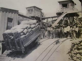 Transporte de sacos de salitre