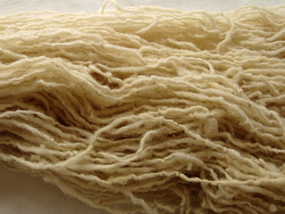 Hilda Ayanquintui. Madeja teñida (detalle)