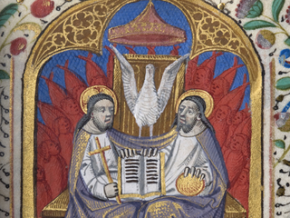 Libro de horas manuscrito e iluminado (1480). Segunda parte