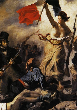 La Libertad guiando al pueblo, Eugène Delacroix, 1830.