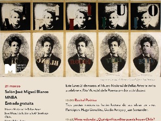 Invitación recital y mesa redonda