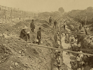 Canalización del río Mapocho