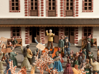 Maqueta "Campaña de los Pueblos", Museo Benjamín Vicuña Mackenna.