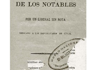 La Asamblea de los Notables. 1875. 82 pp.