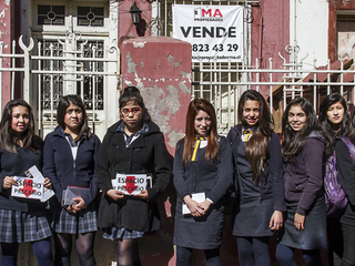 Trabajo grupal por los alrededores del Museo