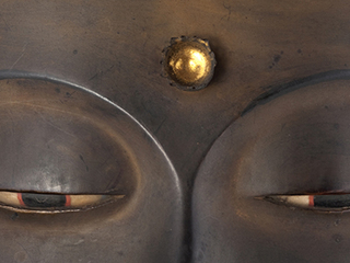 Anónimo. Buda Dainichi Nyorai (detalle). Japón, sin fecha. Colección Museo de Artes Decorativas