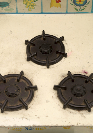 Cocina de tres platos