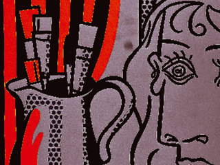 detalle obra en exposición