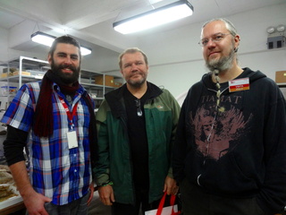 De izq. a der: Leonardo Pérez, Michal Kowalewski y Sven Nielsen