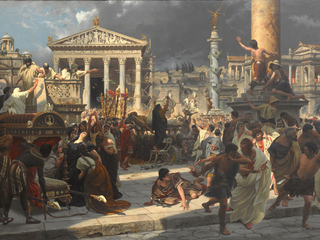 Análisis estético y morfológico de Los funerales de César