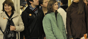 Visitantes del Museo Histórico Nacional en el Día del Patrimonio