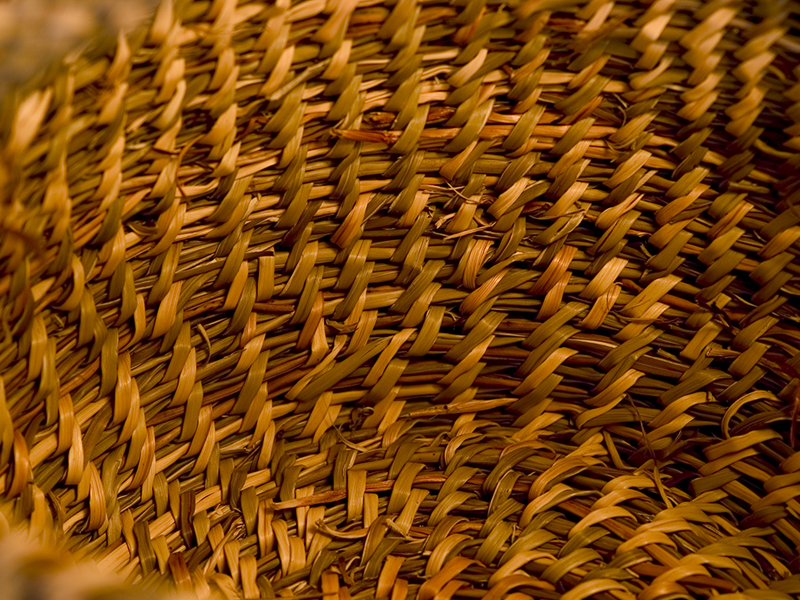 Detalle de canasto. Colección Etnográfica. Detalle de canasto. Colección Etnográfica.