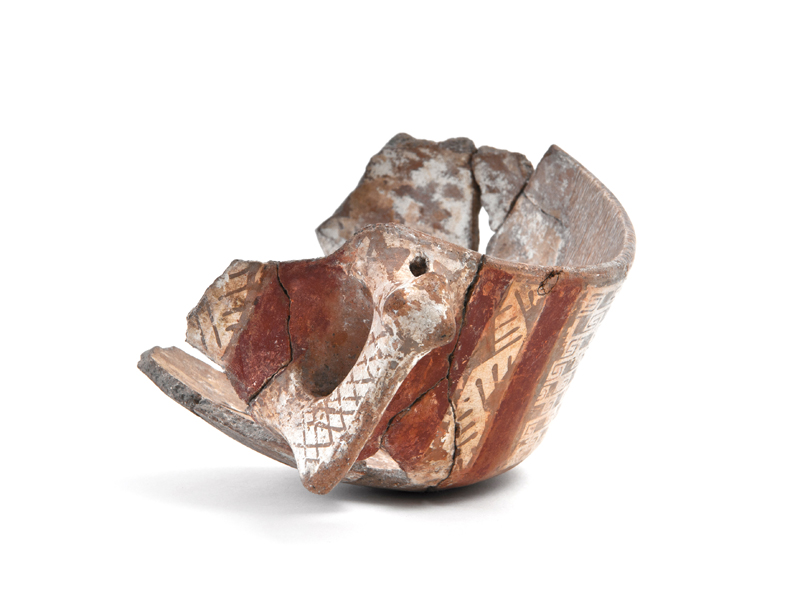 Resto cerámico de una Escudilla, cultura diaguita inca