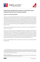  Expresiones del dominio incaico en el valle del Limarí: Colección Planta Pisco Control de Ovalle