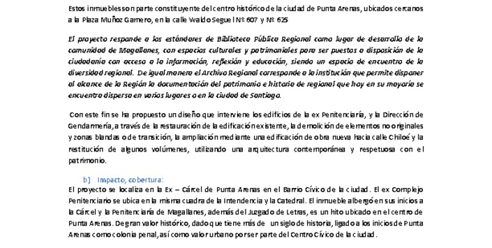 Informe reporte metodológico de la Unidad de Infraestructura