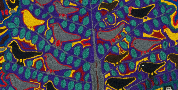 María Riquelme. Tapiz. Copiulemu, sin fecha (detalle)