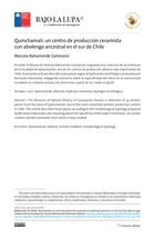 Quinchamalí: un centro de producción ceramista con abolengo ancestral en el sur de Chile