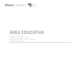 Área Educativa: lineamientos generales