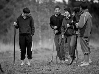 Taller educativo de palin, Museo Mapuche de Cañete