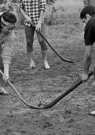 Taller educativo de palin, Museo Mapuche de Cañete