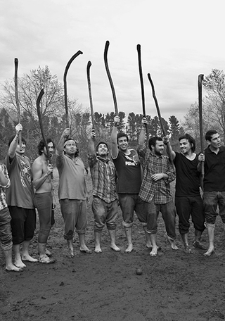 Taller educativo de palin, Museo Mapuche de Cañete