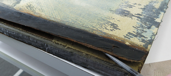 Levantamiento cuero de las tapas