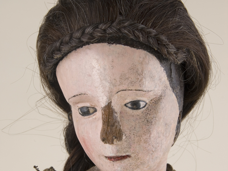 Vista final anverso, detalle rostro Vista final anverso, detalle rostro